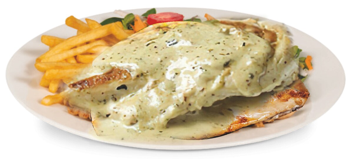 Escalope de poulet à la crème et aux champignons