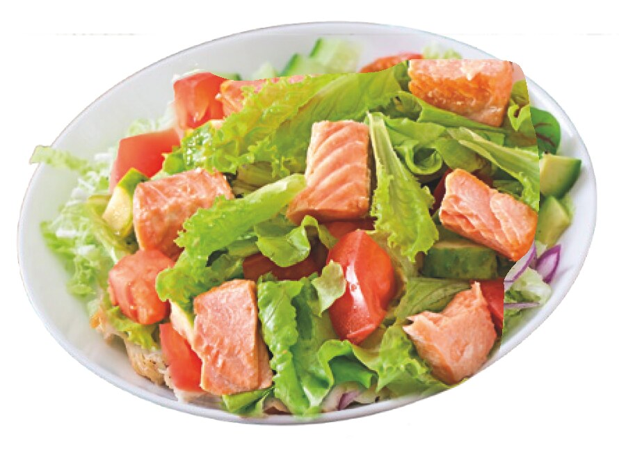 Salade au saumon