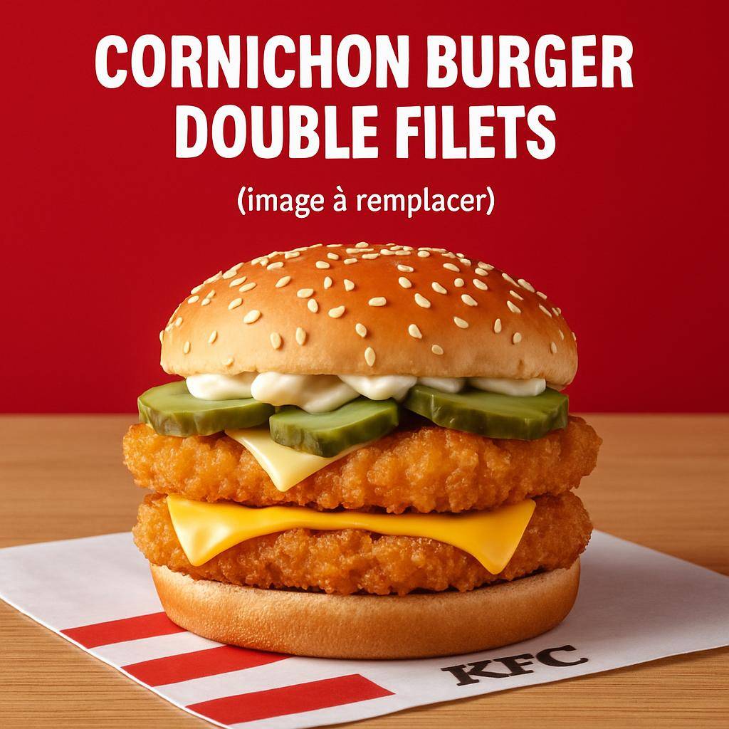 Cornichon Burger Double Filets