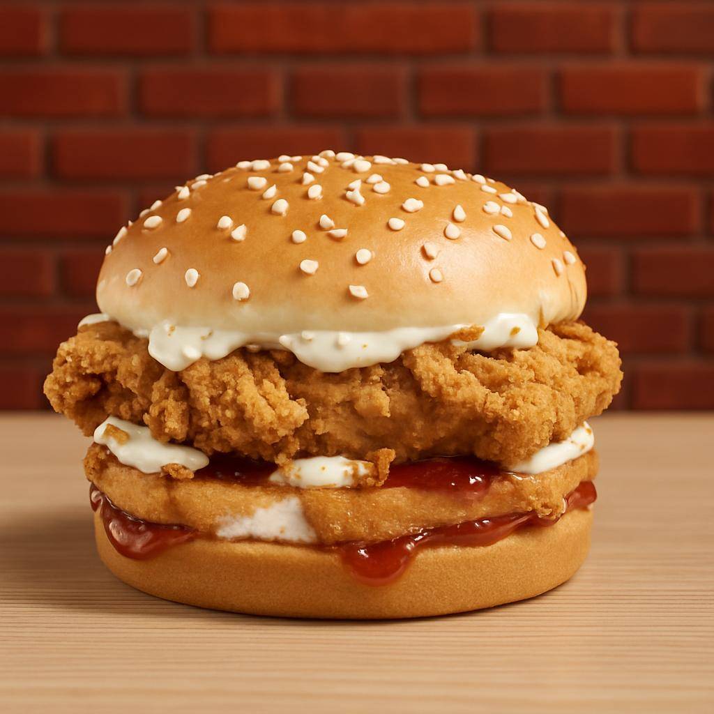 Qrousty Burger Sauce Spicy Aigre Douce