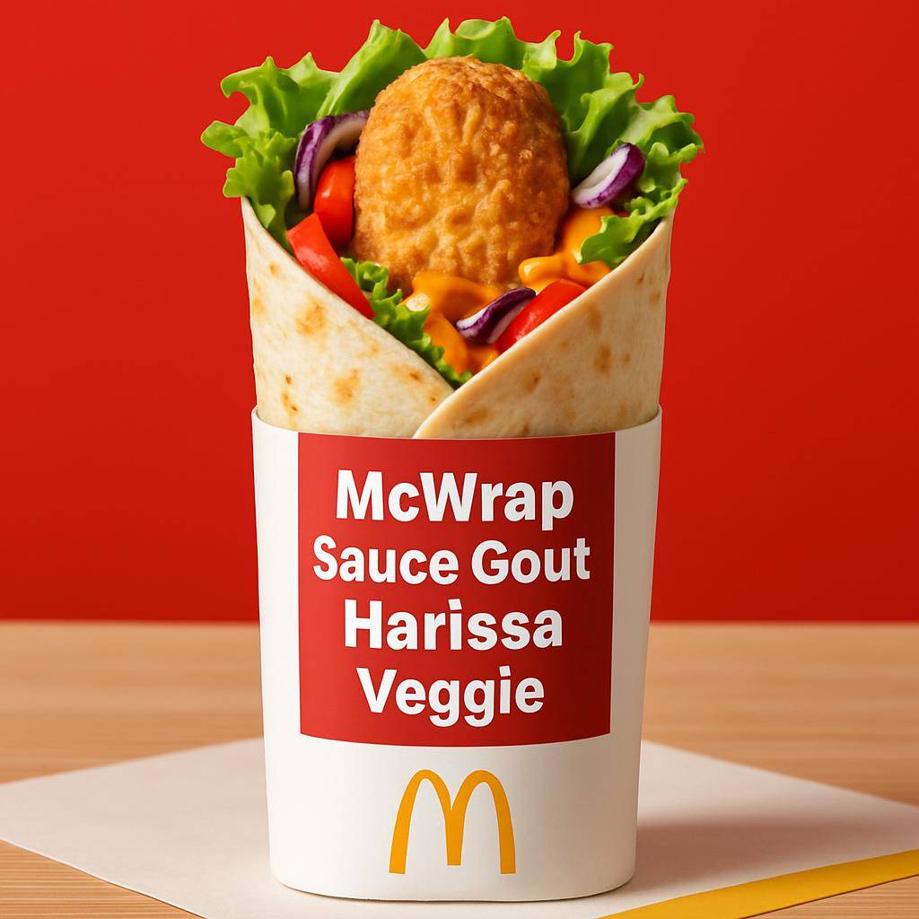 McWrap Sauce Goût Harissa Veggie