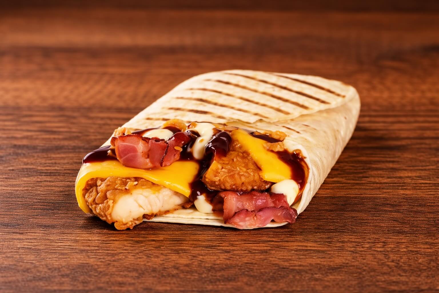 Tortilla Veggie Cheese & Bacon