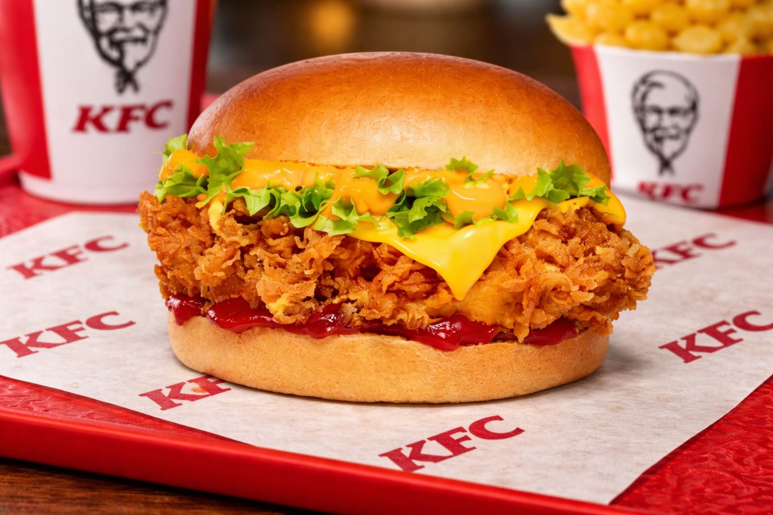 Crispy Burger Chicken