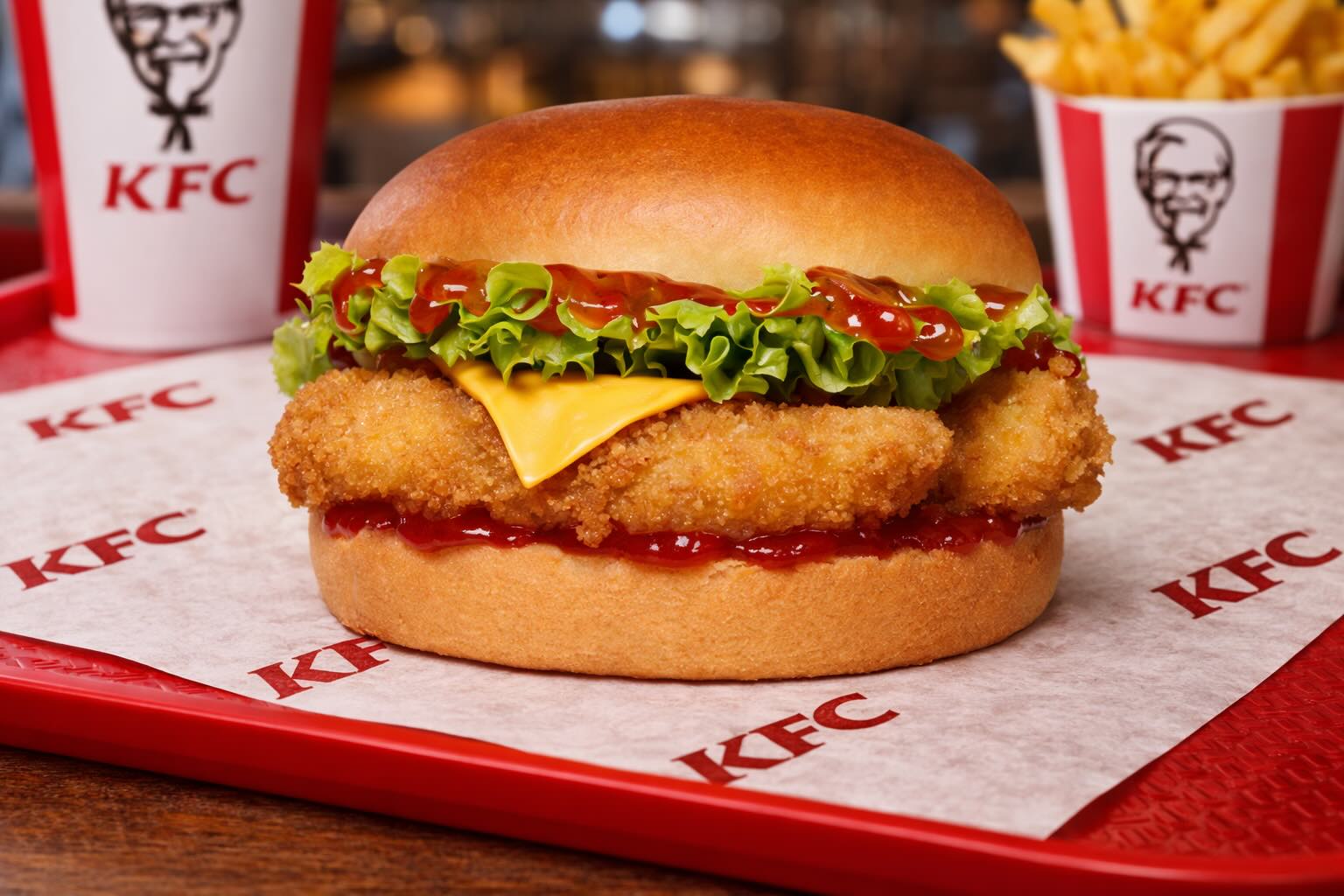 Crispy Burger Fish Spicy