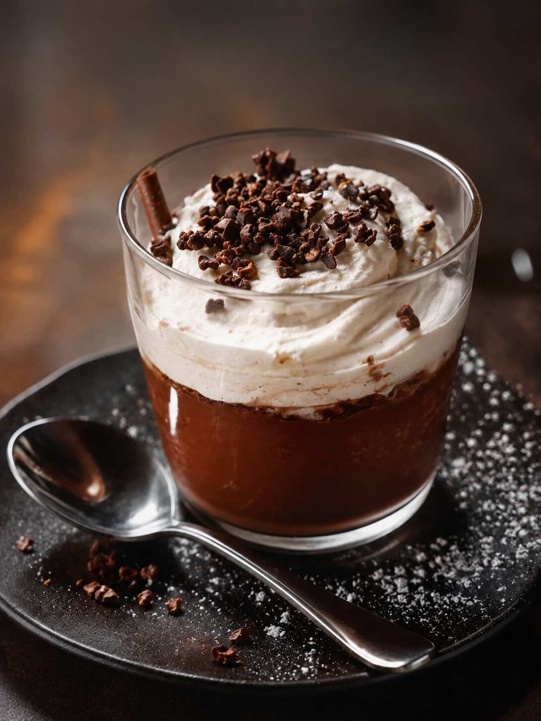 Mousse aux deux chocolats
