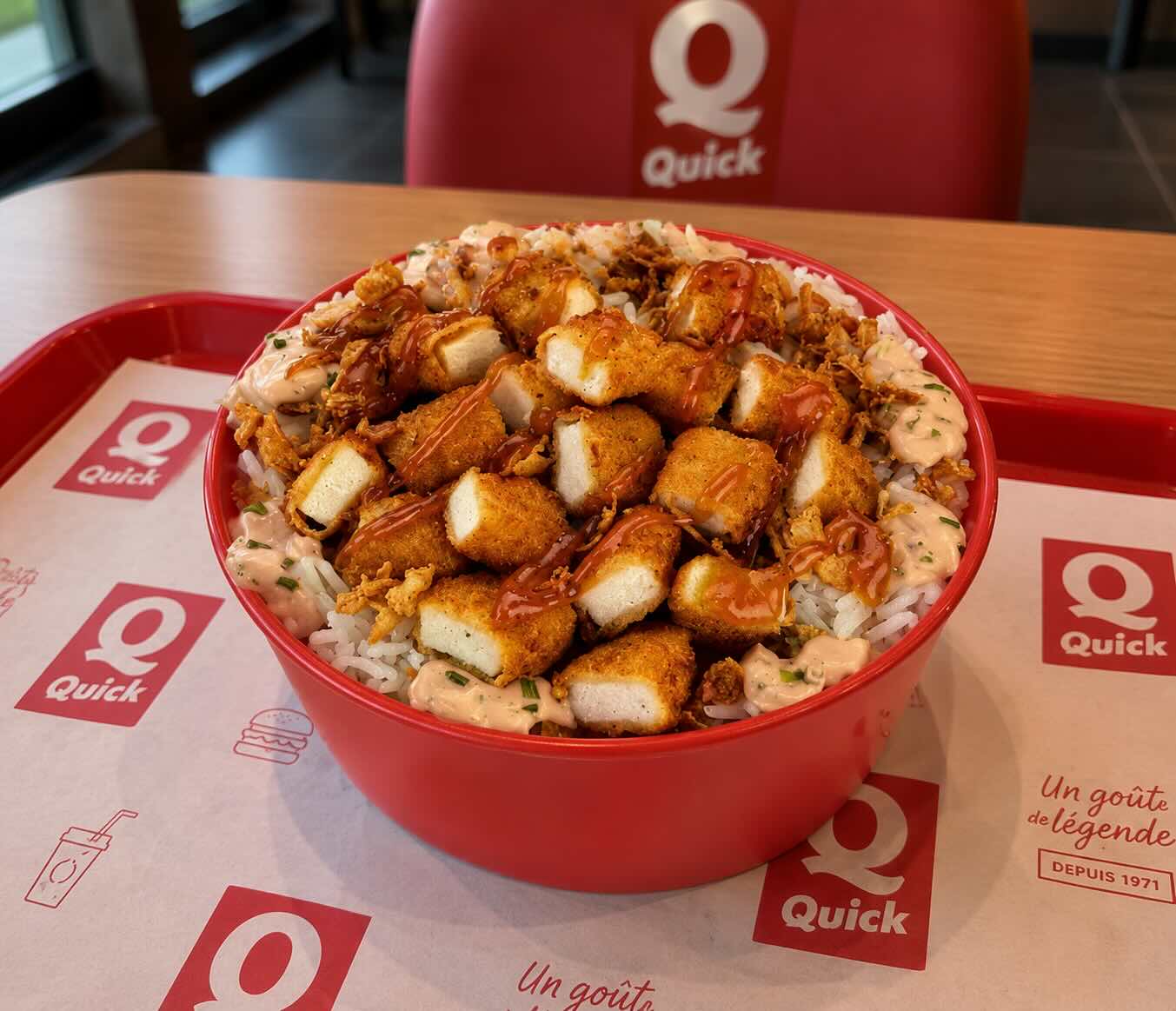 Qrousty Bowl Sauce Spicy Aigre Douce