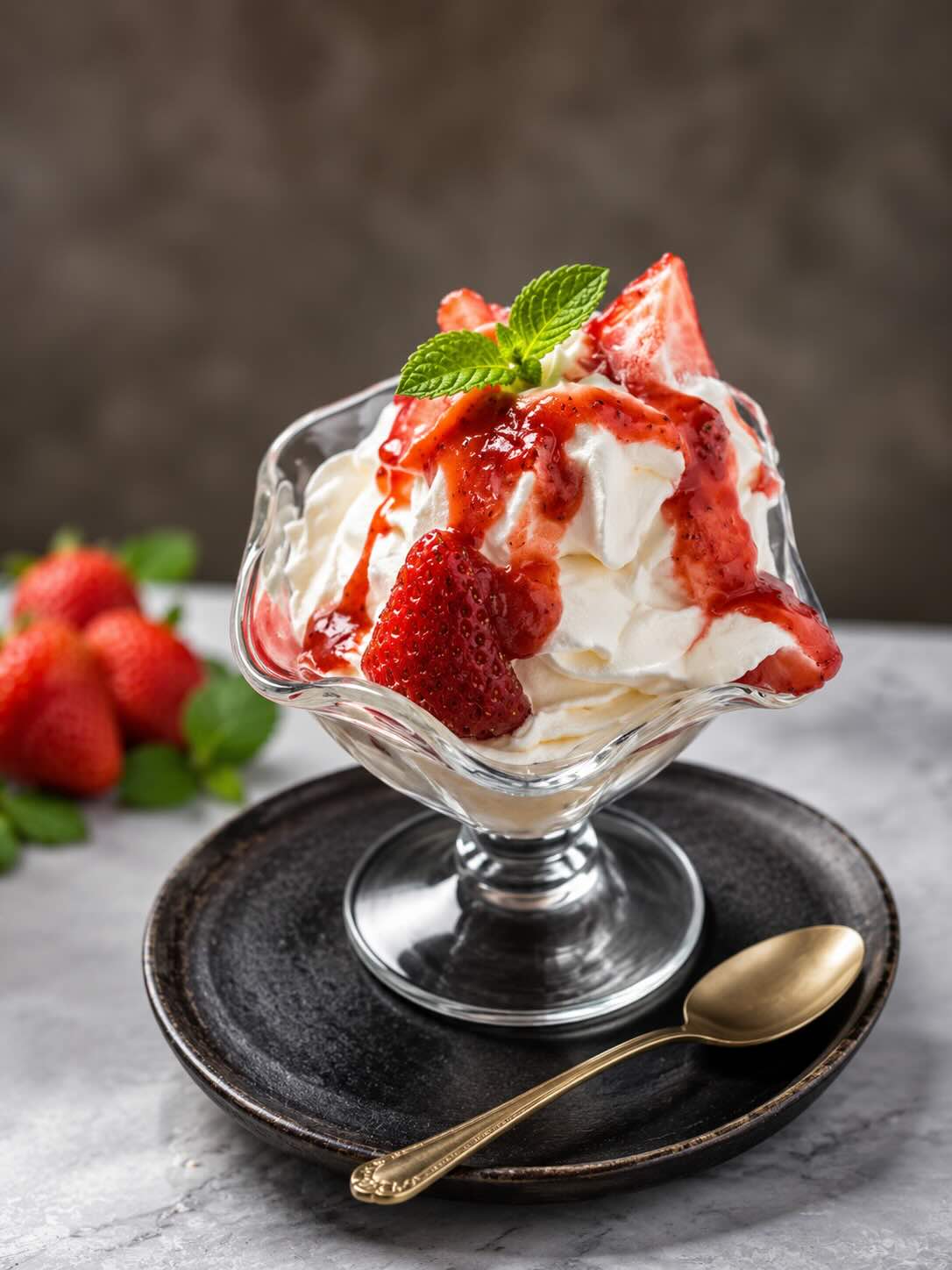 Fraises Melba