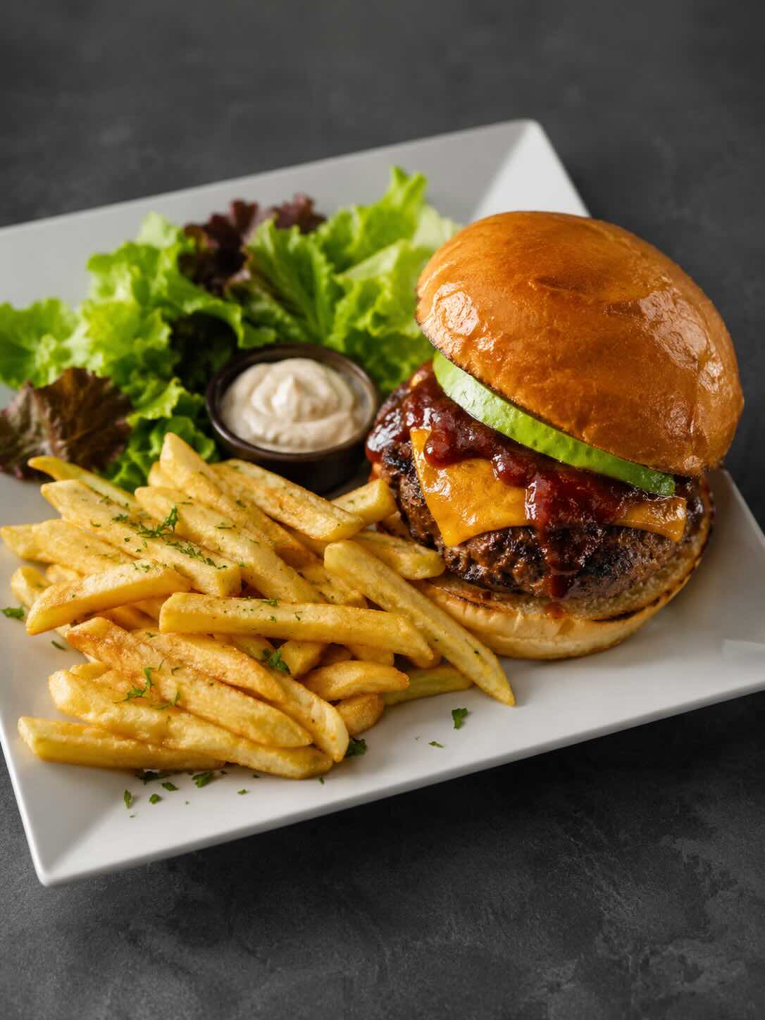 Burger boeuf California