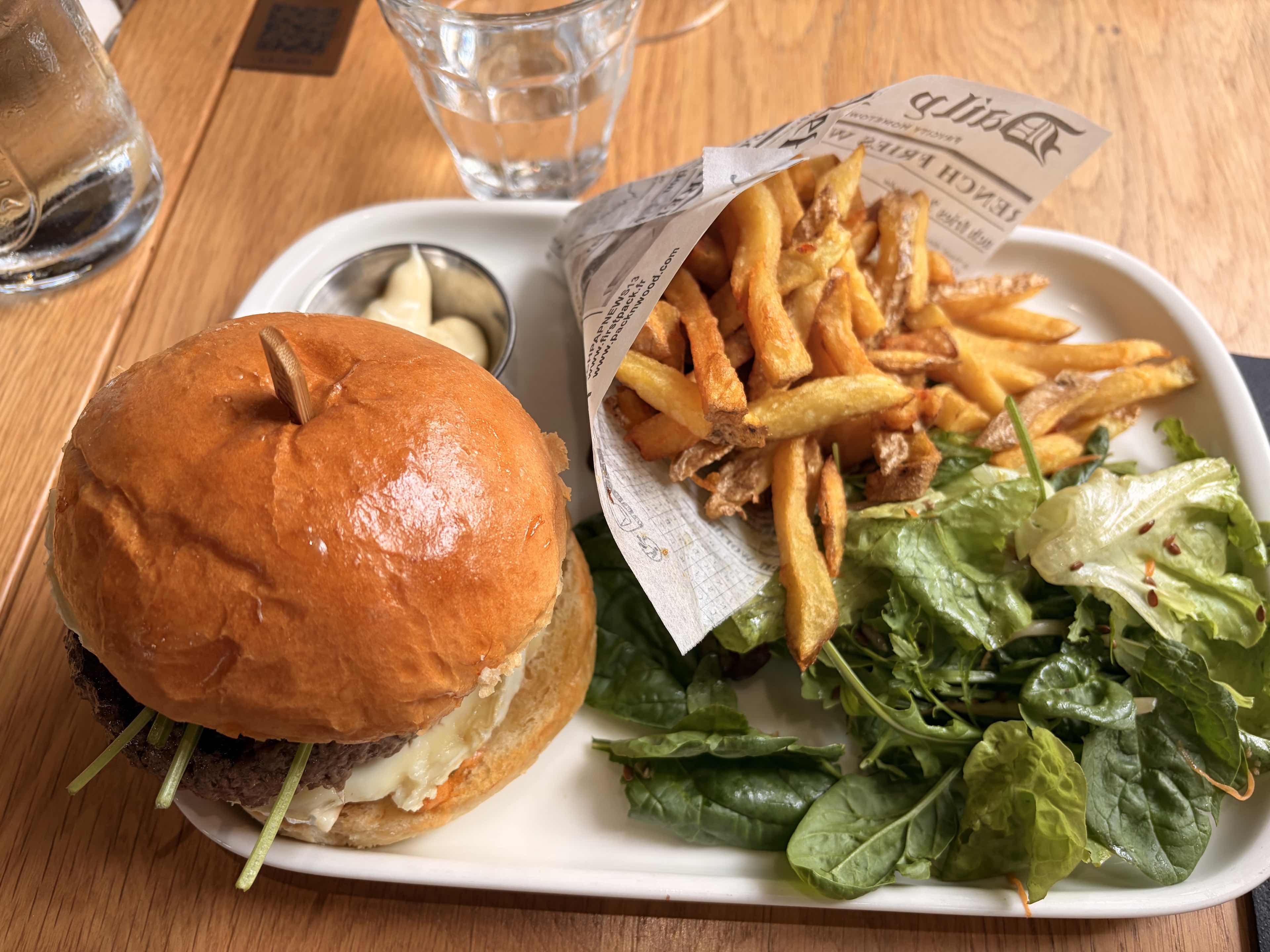 Burger Chévre & Miel